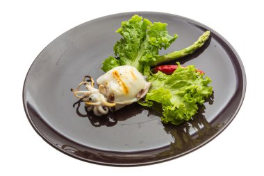 ızgara mürekkep balığı