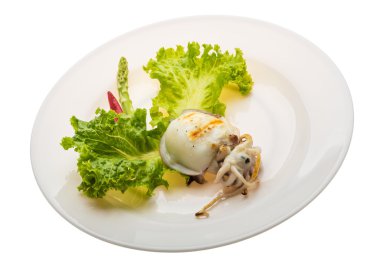 ızgara mürekkep balığı