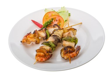 Deniz ürünleri Barbekü