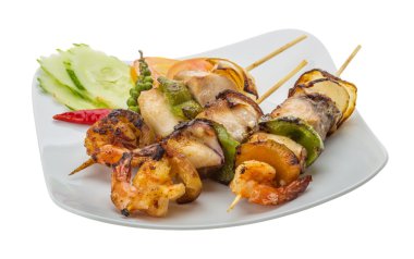 Deniz ürünleri Barbekü