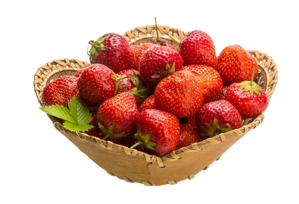 Strawberry in bowl — Stock Photo, Image