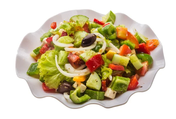 Griechischer Salat — Stockfoto