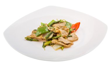 sebze soslu domuz eti