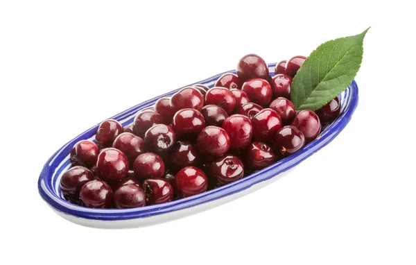 Cherry in the bowl — Stock Photo, Image