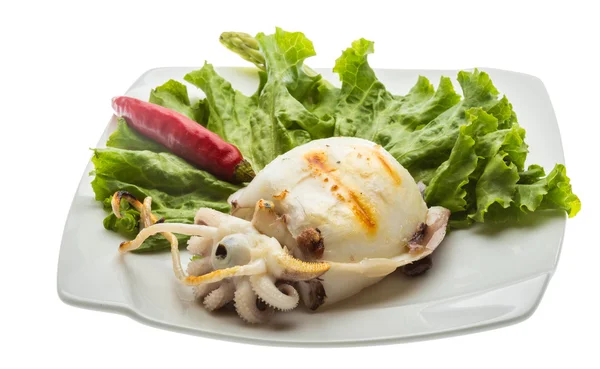 Grillad bläckfisk — Stockfoto