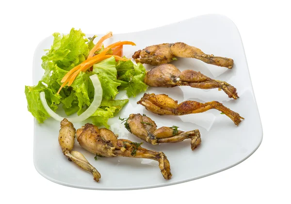 Grilled frog legs — Stock Photo, Image