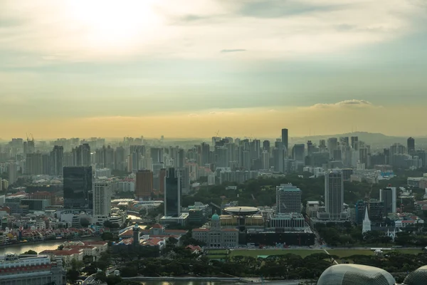 View of Singapore city skyline — Stock Photo, Image