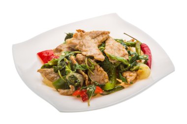 sebze soslu domuz eti