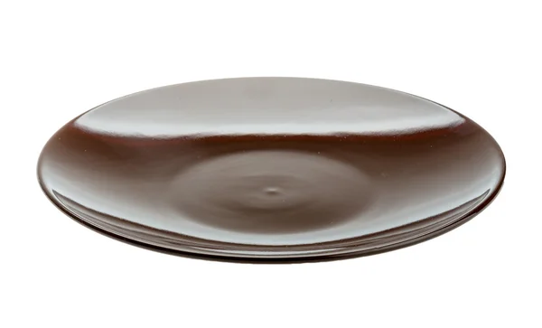 Brown plate — Stock Photo, Image