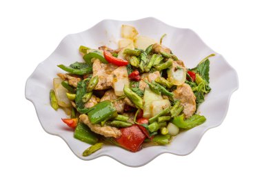 sebze soslu domuz eti