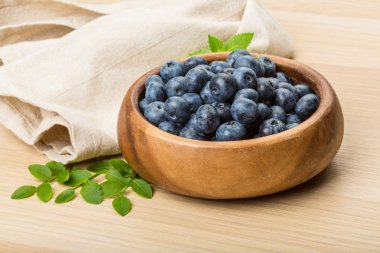 yaban mersini yaprağı ile