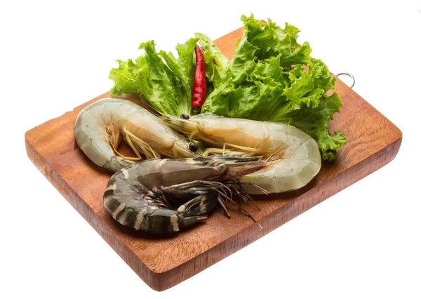 Crevettes roi et jambe d'eau — Photo