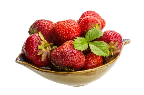 Strawberry in the bowl — Stock Photo, Image