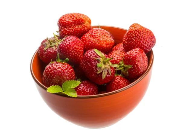 Erdbeere in der Schüssel — Stockfoto