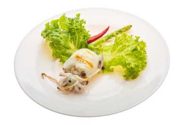 ızgara mürekkep balığı