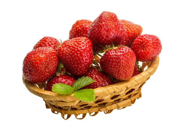 Strawberries in bowl — Stock Photo, Image