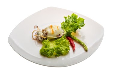 ızgara mürekkep balığı