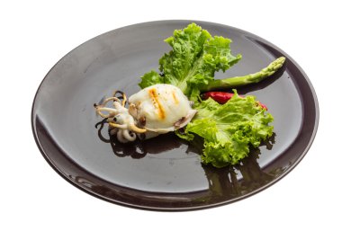 ızgara mürekkep balığı