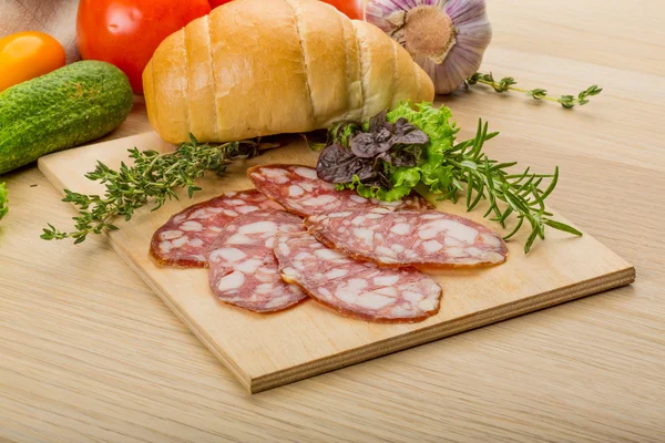 Salami — Stock Photo, Image