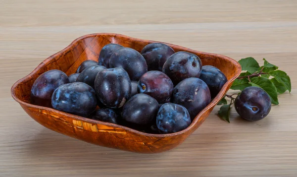 Ciruelas frescas — Foto de Stock