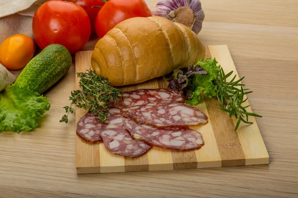 Salami — Stockfoto