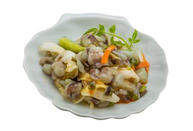 ham ahtapot salatası