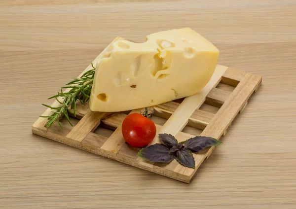 Maasdam cheese — Stock Photo, Image