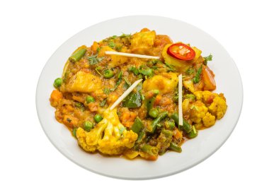 kever zöldség, masala