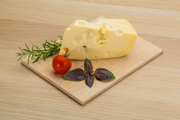 Maasdam cheese — Stock Photo, Image