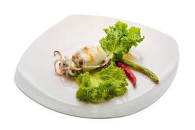 ızgara mürekkep balığı