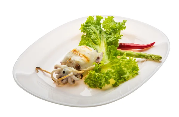 Gegrillte Tintenfische — Stockfoto