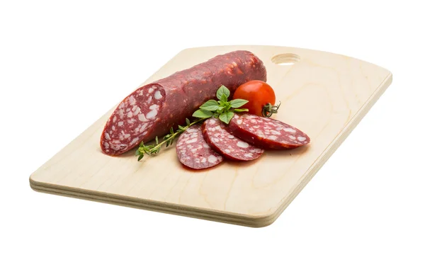 Salami worstjes — Stockfoto