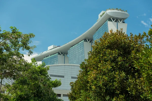 Estância integrada do Marina bay sands — Fotografia de Stock