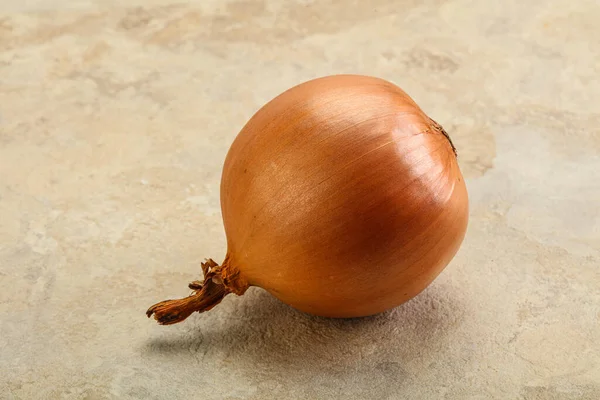 Gelbe Reife Natürliche Bio Zwiebel Isoliert — Stockfoto