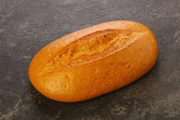 Caseiro Crosta Pão Branco Pão Isolado — Fotografia de Stock