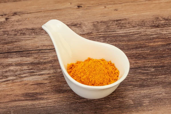 Tumérico Polvo Curcuma Recipiente — Foto de Stock