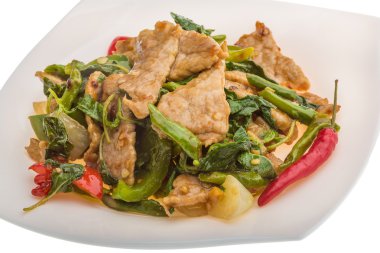 sebze soslu domuz eti