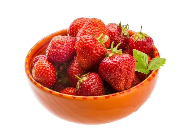 Strawberry in the bowl — Stock Photo, Image