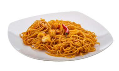 Deniz ürünleri makarna