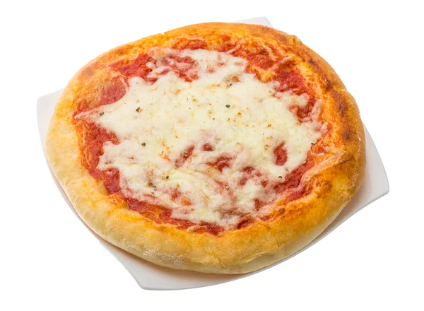 Pizza con tomate y queso —  Fotos de Stock