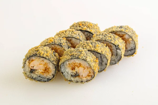 Japansk Mat Tempura Rulle Med Fisk — Stockfoto