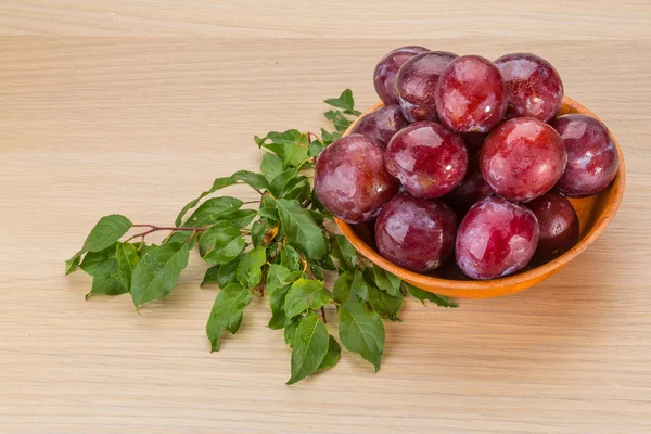 Fresh plums — Stock Photo, Image