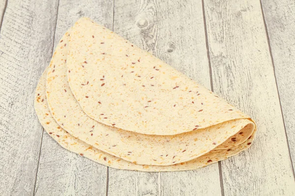 Мексиканська Кухня Товстий Хліб Тортільї Пластівцями — стокове фото