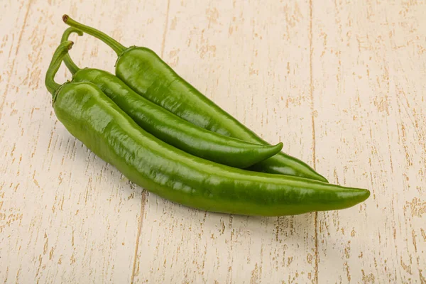 Rijp Smakelijke Pittige Groene Peper Halapenjo — Stockfoto