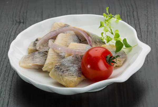 Sliced herring — Stock Photo, Image