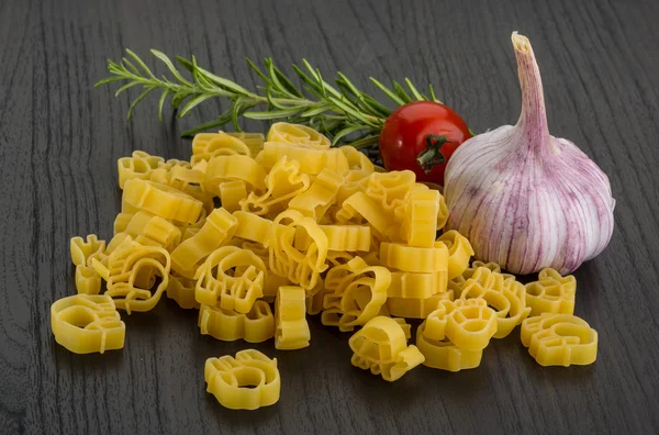 Rå barn pasta — Stockfoto