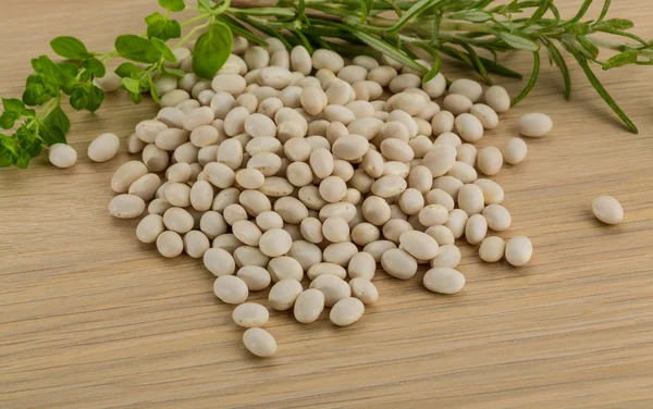 Syrové fazole bílé — Stock fotografie