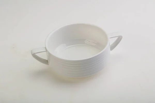 用于隔离的白色洁净碗 — 图库照片
