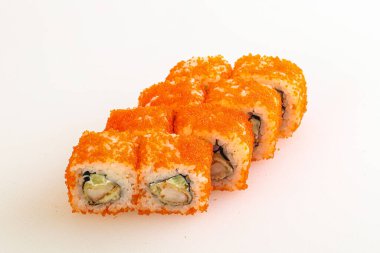 Geleneksel Japon usulü karides ve nori.