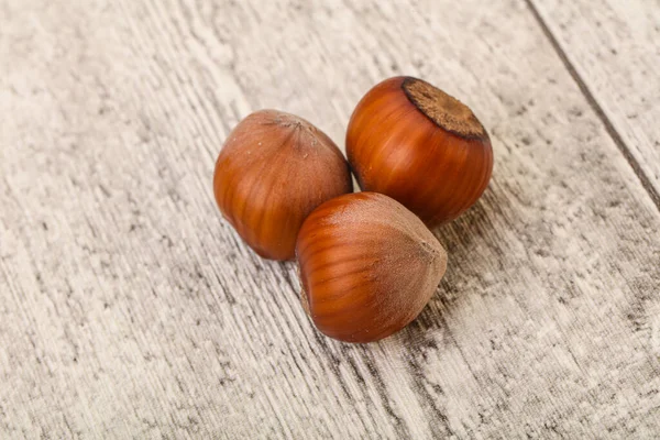 Hazelnoot Hoop Geïsoleerd Natuurlijke Achtergrond — Stockfoto